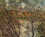 Claude Monet Springtime through the Branches painting